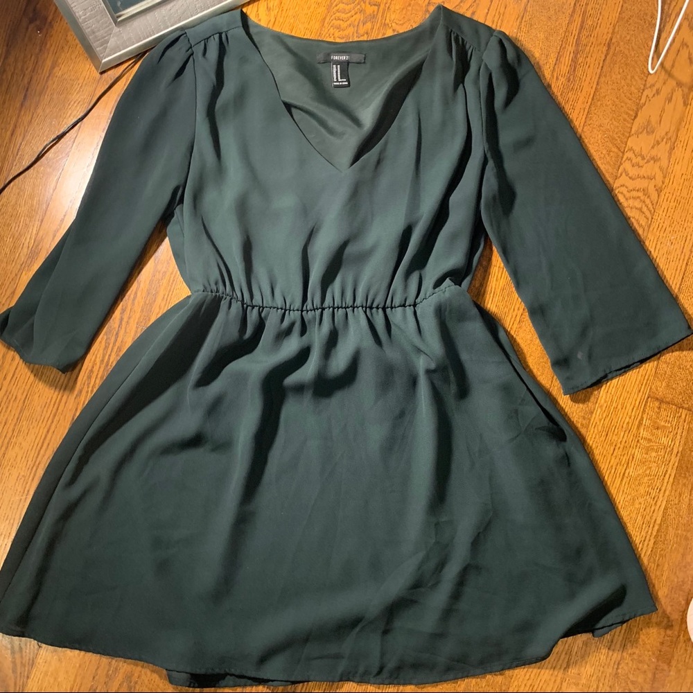 Forever 21 Emerald Dress